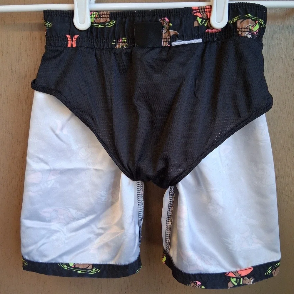 Hurley Boys Swim Trunks Surfer Bear Sz 6 Beach Summer EUC